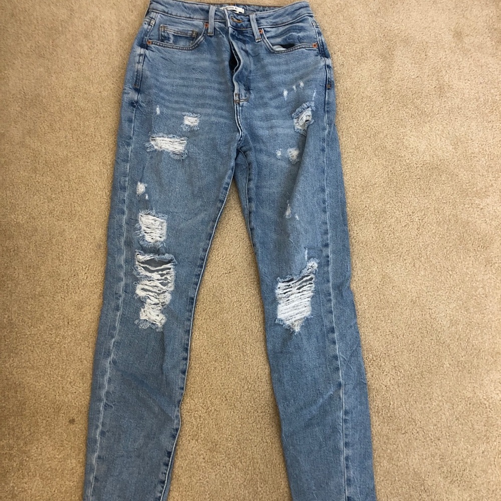 BOYFRIEND JEANS WORN ONCE